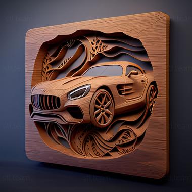 3D модель Концепція Mercedes AMG GT (STL)